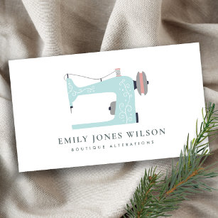 Tailors Measuring Tape Sewing Business Card, Zazzle