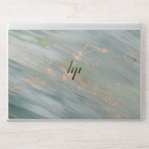 Elegant soft Blue Marble laptop skin