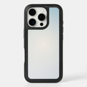 Elegant Soft Blue & White Ombre iPhone 16 Pro Case
