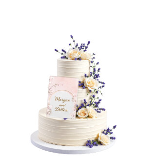 Elegant Soft Blush Pink Cherry Blossom Wedding Cake Topper