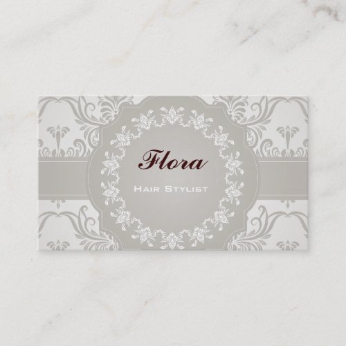 Elegant Soft Damask Business Card Template