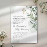 Elegant Soft Green Floral Nuptial Mass Wedding Invitation<br><div class="desc">The Elegant Soft Green Floral Nuptial Mass Wedding Invitation offers a refreshing and graceful design, perfect for couples looking for a harmonious blend of nature and spirituality in their wedding announcement. The invitation features a clean, minimalist aesthetic with texts aligned flush left, providing a modern and structured look. This layout...</div>