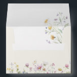 Elegant Soft Pastel Wildflower Botanical Wedding Envelope<br><div class="desc">Elegant  wedding invitation envelope featuring a beautiful watercolor wildflower frame in soft pastels. Perfect for a romantic,  nature-inspired celebration or garden-themed wedding. For customization or additional products featuring this design,  please feel free to contact me.</div>