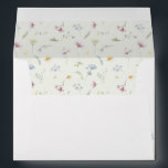 Elegant Soft Pastel Wildflower Botanical Wedding Envelope<br><div class="desc">Elegant  wedding invitation envelope featuring a beautiful watercolor wildflower frame in soft pastels. Perfect for a romantic,  nature-inspired celebration or garden-themed wedding. For customization or additional products featuring this design,  please feel free to contact me.</div>