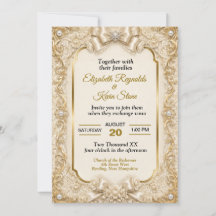 Elegant Soft White Lace Wedding