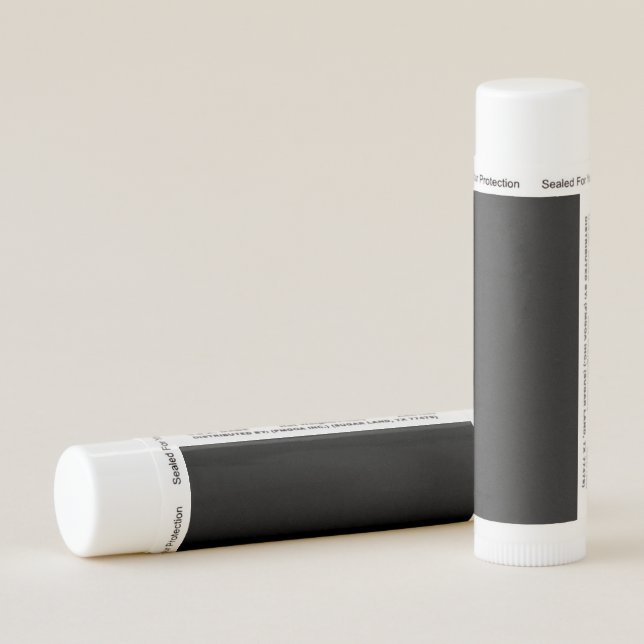 Elegant Solid Black Lip Balm (Rotated Right)