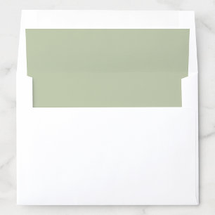 Elegant Solid Color Minimal Modern Envelope Liner