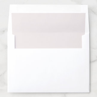 Elegant Solid Color Minimal Wedding Envelope Liner