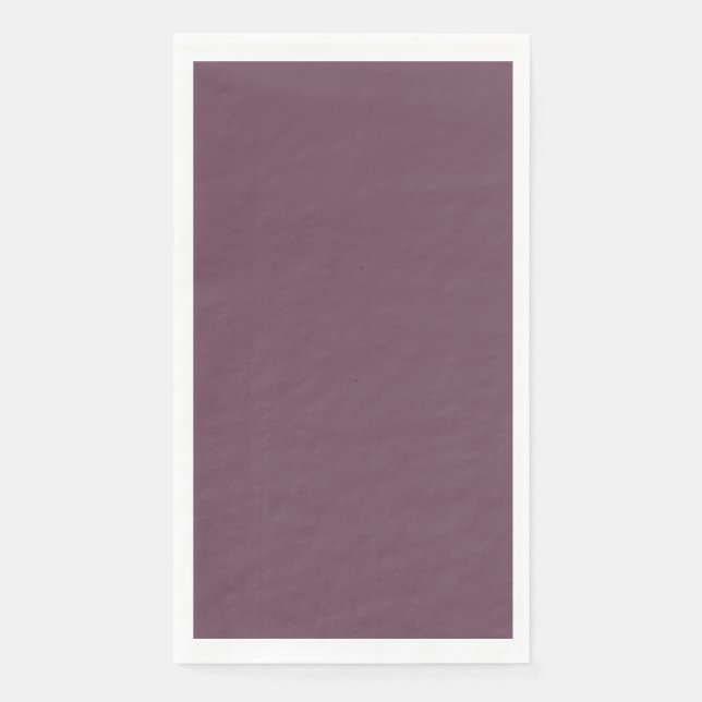 Elegant Solid Color Paper Napkins (Front)