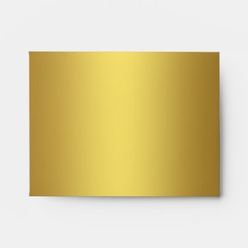 Elegant Solid Gold Linen Envelope by decembermorning at Zazzle