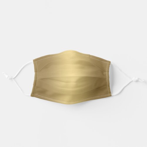 Elegant Solid Gold Ombre Adult Cloth Face Mask