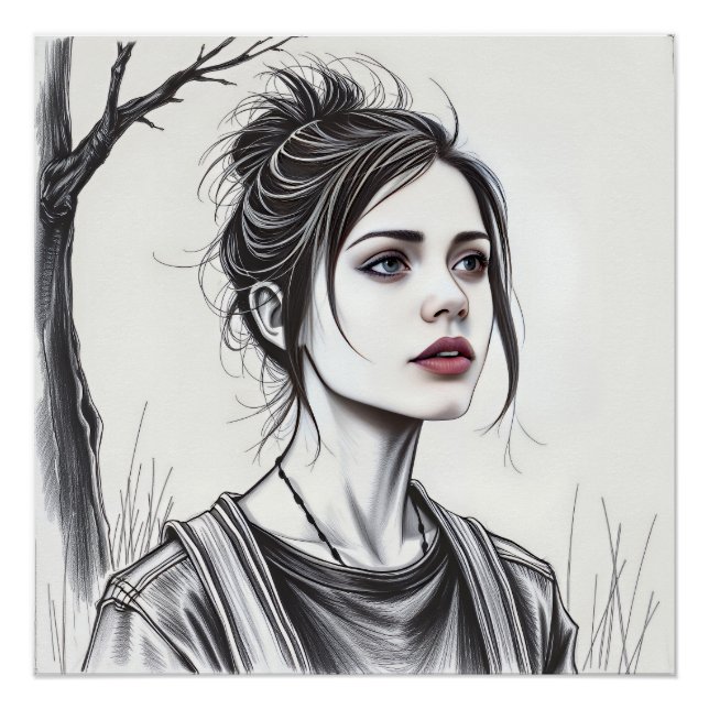 Elegant Solitude Poster (Front)