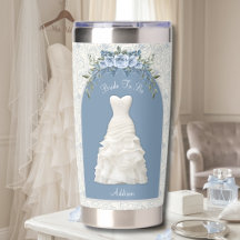 Elegant Something Blue Bride To Be Wedding