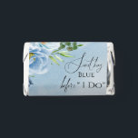 Elegant Something Blue Floral Bridal Shower Hershey's Miniatures<br><div class="desc">Elegant Something blue before I do watercolor floral designed Bridal Shower Hershey®'s Miniatures with baby blue flowers and greenery.</div>