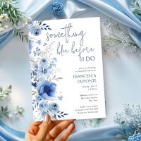 Elegant Something Blue Floral Bridal Shower