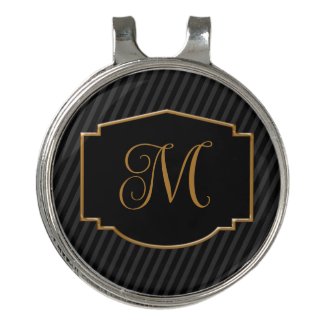 Elegant, Sophisticated Striped Monogram 