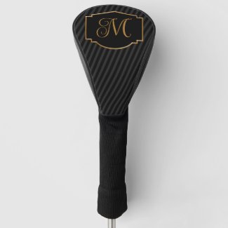 Elegant, Sophisticated Striped Monogram