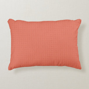 Elegant Sophistication: Rectangular Salmon Bliss Accent Pillow
