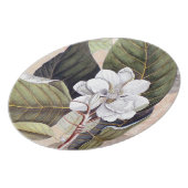 Elegant Southern White Magnolia Catesby Dinner Plate (Left Side)