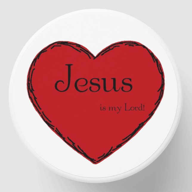 Elegant soy wax candle: Jesus is my Lord! Mini Candle Favors (Front)