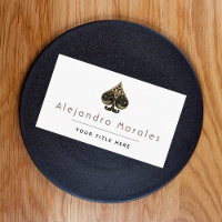 Elegant Spade Symbol Logo Casino Poker Night Game