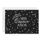 Elegant Spanish Quinceañera Mis Quince Silver