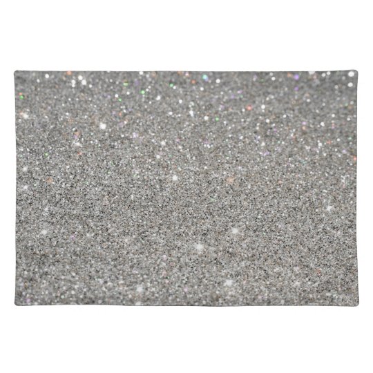 Elegant sparkles and glitter placemat