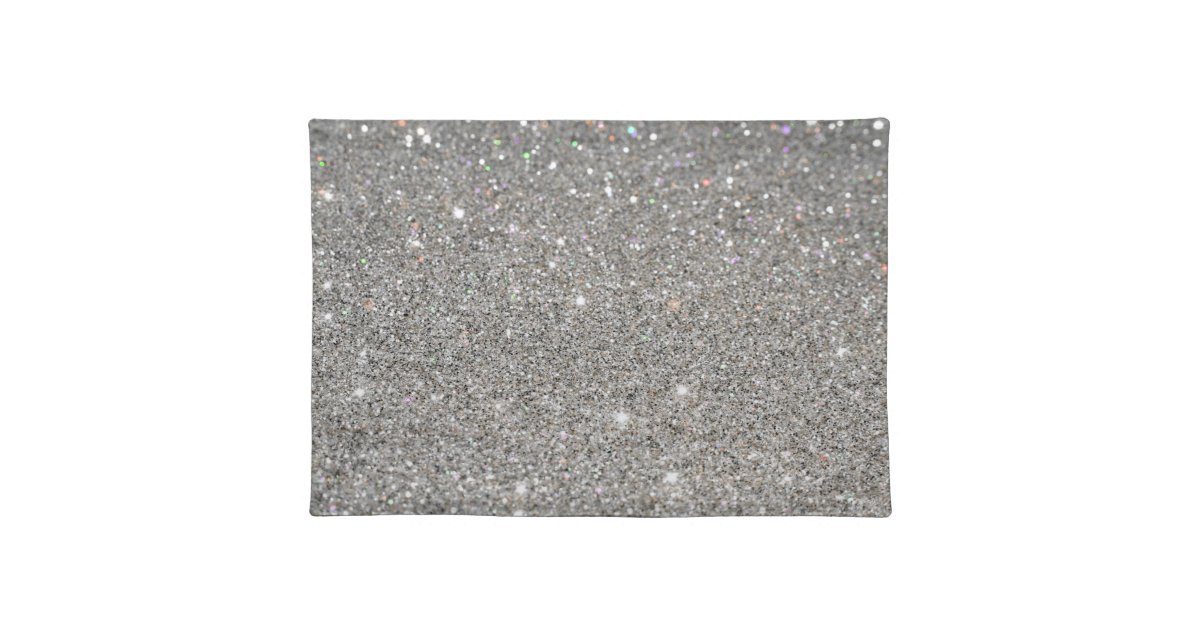 Elegant sparkles and glitter placemat Zazzle