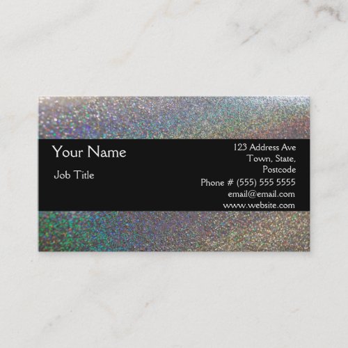 Elegant Sparkles &amp; Glitter Business Card
