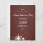 Elegant Sparkly Christmas Invitation at Zazzle