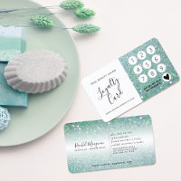 Elegant Sparkly Teal Green Glitter
