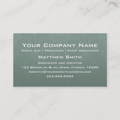 Elegant Speaker Business Card