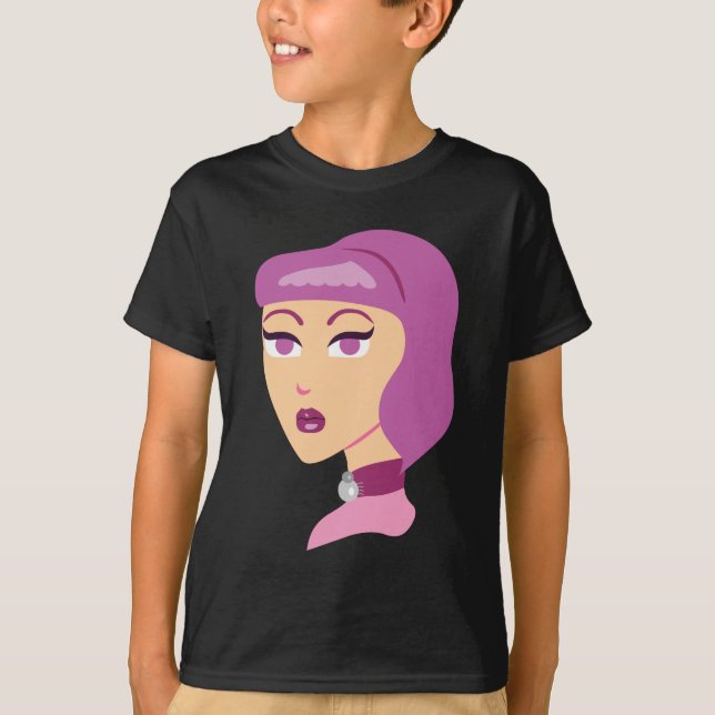 Elegant Spider Lady T-Shirt (Front)