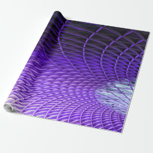 "Elegant Spider Web Wrapping Paper" Paper