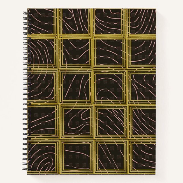 Elegant Spiral Notebook Collection on Zazzle (Front)