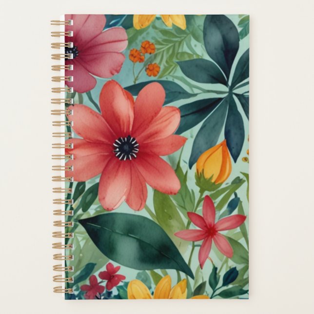 Elegant Spiral Planner Design (Front)