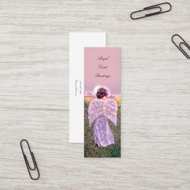 Elegant Spiritual Glowing Angel Card Reading (Front/Back In Situ)