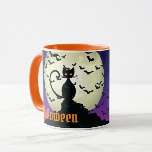 Elegant Spooky Halloween Mug