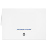 Elegant Spotted Black Cat Cards (Back Horizontal)
