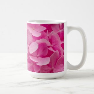 Elegant Spring Blooming Pink Hydrangea Flower
