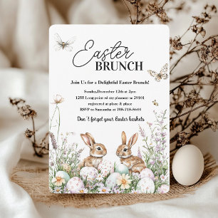 Elegant Spring Easter Brunch Invitation