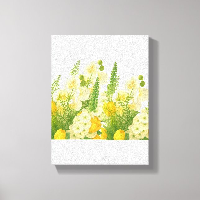 Elegant Spring Floral Bouquet  Canvas Print (Front)