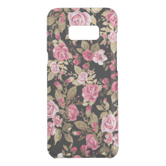 Elegant spring floral gold pattern uncommon samsung galaxy s8+ case