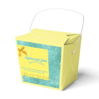 Elegant Spring Theme Favor Box