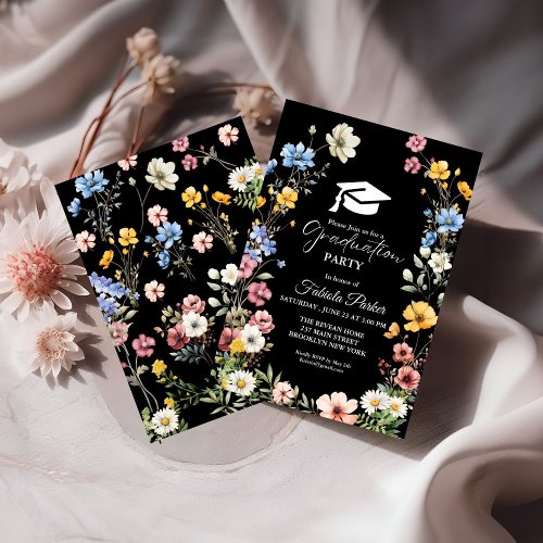 Elegant Spring Wildflower Meadow Garden Graduation