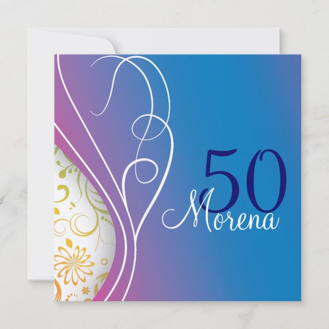 Elegant Square Invitation (Front)