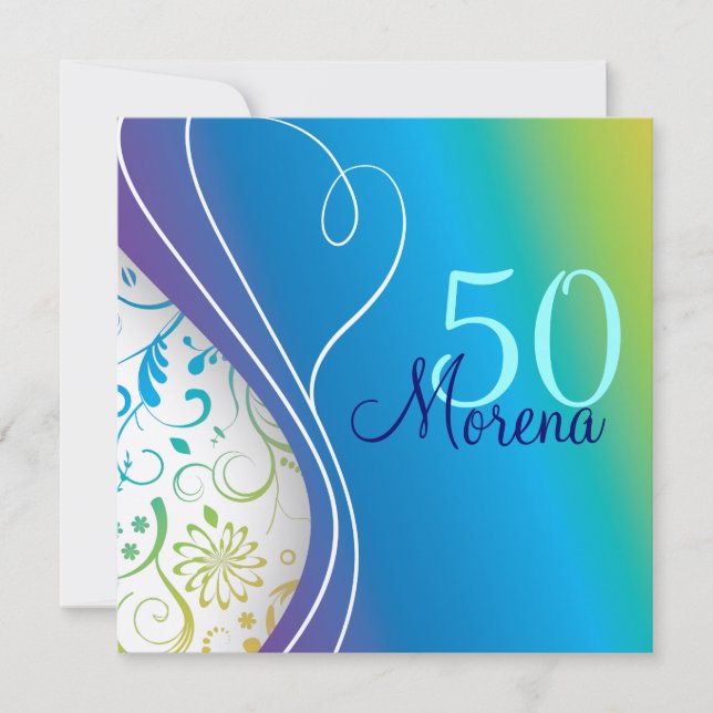 Elegant Square Invitation (Front)