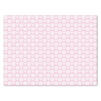 Elegant Squares of Very Soft Pink Hearts