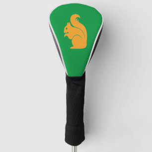 Elegant Squirrel Monogram Personalized  Golf Head Cover