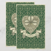 Elegant St. Patrick’s Day Irish Clover Value  (Front/Back)